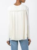 pleated back jumper