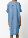 back collar dress