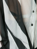 asymmetric striped shirt
