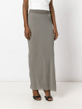 draped detail long skirt