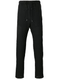 drawstring straight trousers