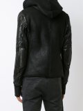 creased sleeve padded jacket 