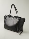 'Rockstud'梯形手提包