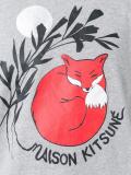 fox print T-shirt