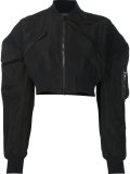 cropped bomber jacket 