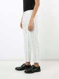 woven linen trousers