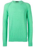 ribbed trim sweatshirt 