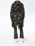printed nylon parka