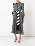 multi-print shirt dress
