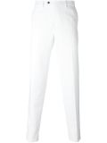 straight leg tailored trousers