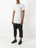 ruched detail cropped trousers