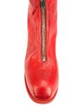 front zip ankle boots