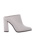 chunky heel mules