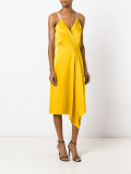 draped wrap dress