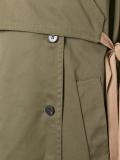 wrap detail trench coat