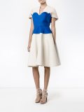 bustier panel A-line dress