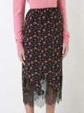 floral print skirt 