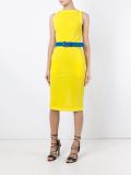 belted shift dress