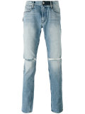 denim distressed jeans