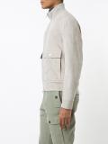 suede zip jacket 