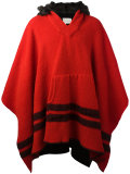 bicolour poncho