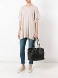 stud-embellished tote