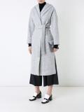 belted gown coat