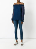 off-the-shoulder blouse 