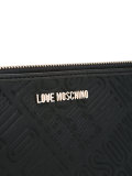 logo embossed crossbody bag