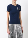 chest logo print T-shirt