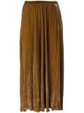 velvet maxi skirt