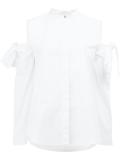 cut-out sleeve shirt