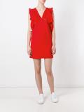 ruffled detail dress