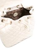 fold-over quilted backpack