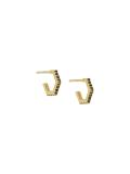 'Hexagon' earrings 