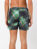 geometric print swim shorts