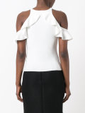 ruffle trim tank