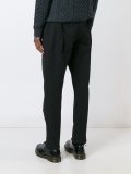 stitch detail tailored trousers