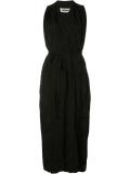 sleeveless wrap dress 