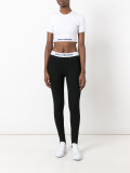 logo trim leggings