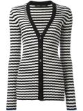 striped cardigan