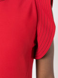 ruffled sleeve dress