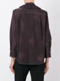 crepe-de-chine blouse