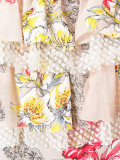 lace-trimmed floral-print top