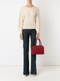structured tote bag