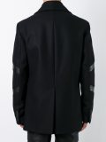 panelled double breasted coat