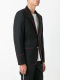 ribbon trim blazer
