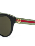 Web arm round sunglasses