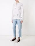 flared longsleeves blouse