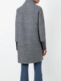 inner padding zipped coat